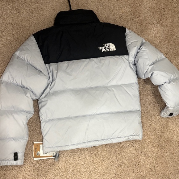 The North Face Lilac and Black Puffy Down Jacket - Picture 4 of 4